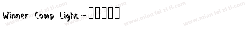 Winner Comp Light字体转换